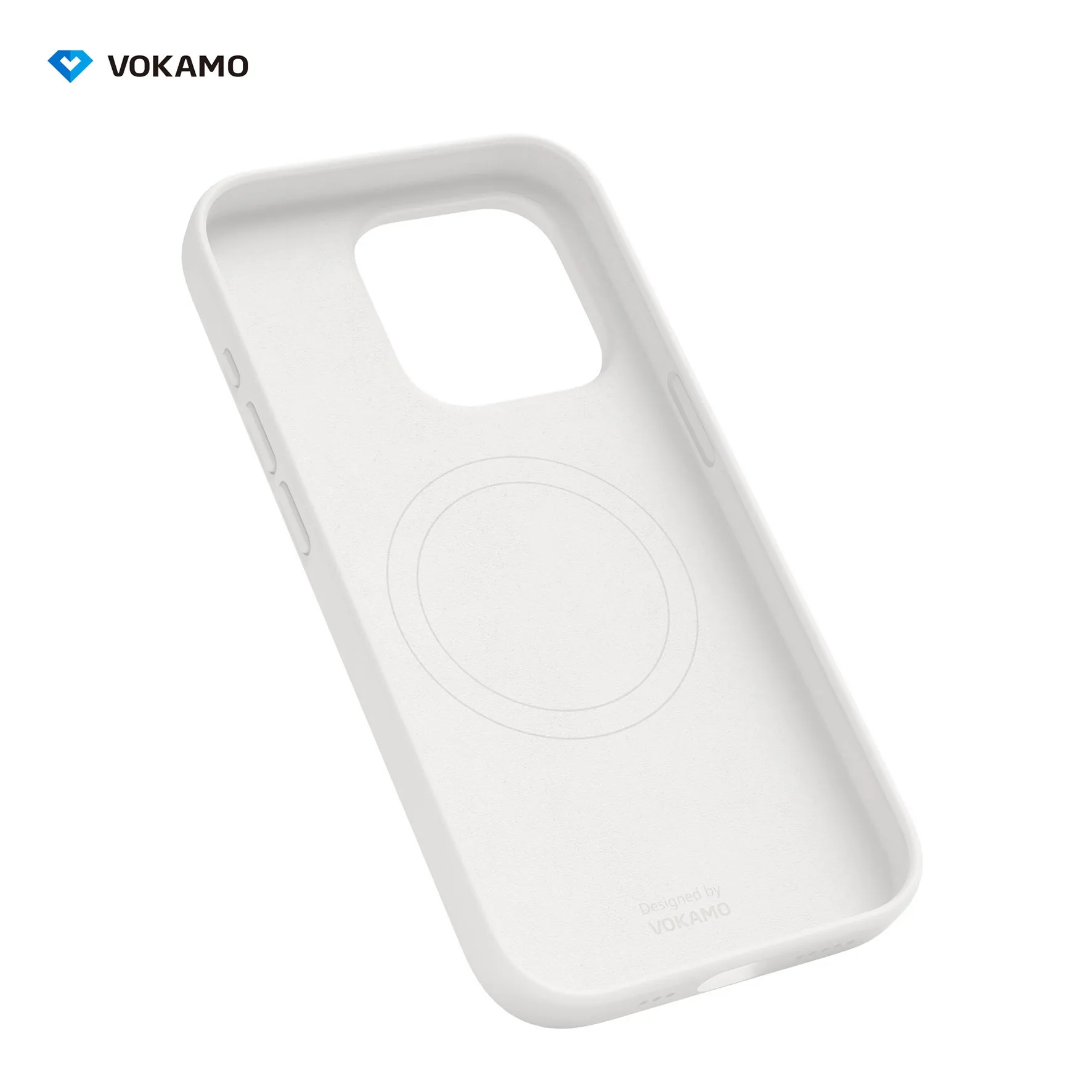 VOKAMO Silicone iPhone Magnetic Case Soft Protective Case Cover For iPhone 15/15 Pro Max/15 Pro/15 Plus