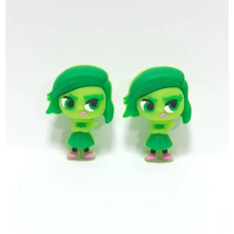 Wholesale 10pcs 3D Cartoon Cute Blue Green Villain DIY Ballpoint Pen Silicone Beads